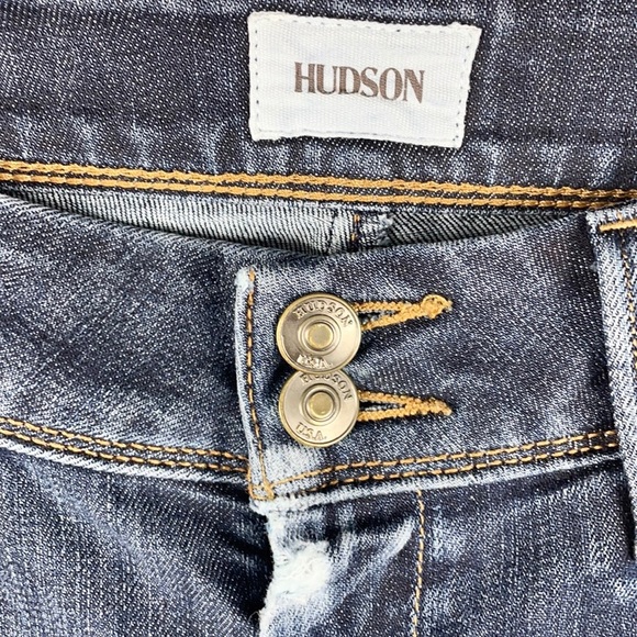 HUDSON | Faded Low-Rise Straight Leg Denim Jeans 👖 - Picture 4 of 7